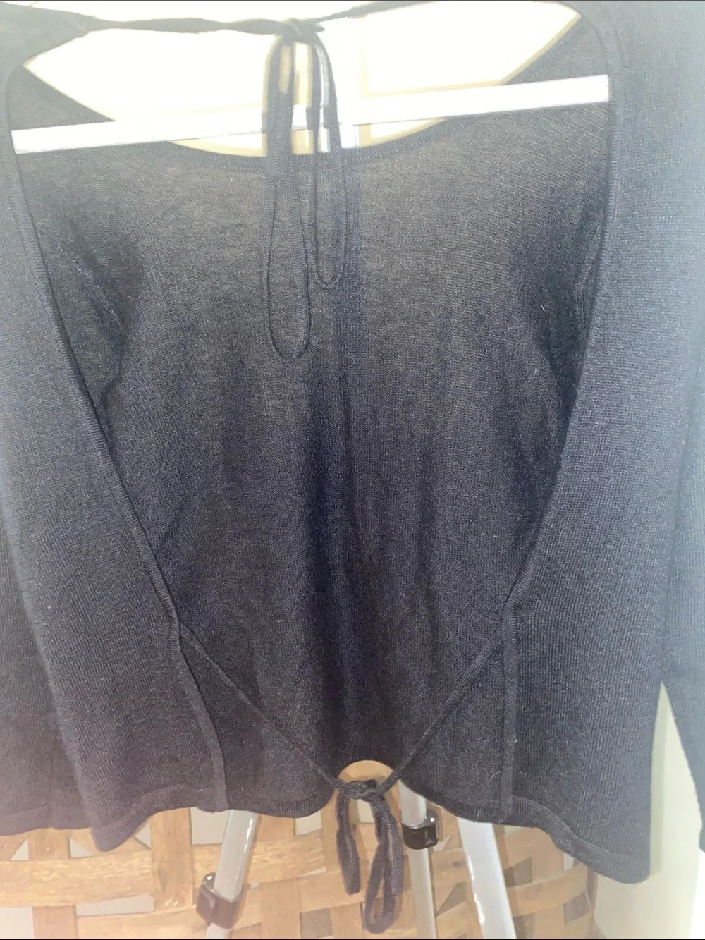 Women's Lightweight Tie-Back Sweater